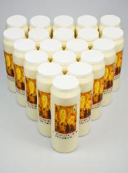 20 velas de novena a Nuestra Señora de L'Île-Bouchard