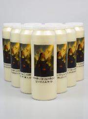 10 velas de novena a Santa Escolástica
