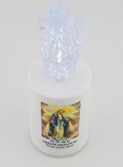 Vela de Iglesia LED Virgen Milagrosa - 60 Días