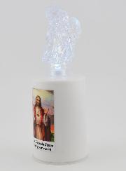 Vela de Iglesia LED Sagrado Corazón - 60 Días