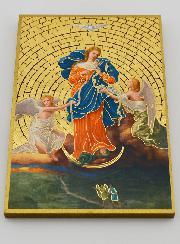 Quadro Ícone Maria Desatadora dos Nós - 15 cm