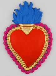 Ex-Voto de Parede Colorido - 11cm