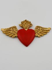 Ex-Voto de Parede com Asas - 12cm