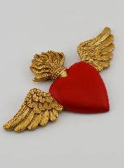 Ex-Voto de Parede com Asas - 12cm