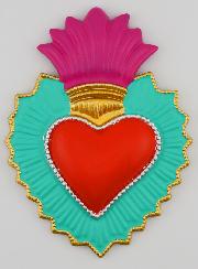 Ex-Voto de Parede Colorido - 13cm