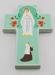 Cruz em Madeira - Nossa Senhora de Lourdes