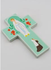 Cruz em Madeira - Nossa Senhora de Lourdes