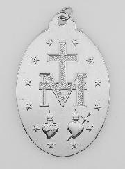 Medalha Milagrosa Prateada - 22mm