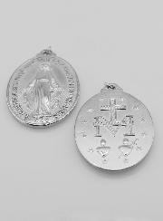 Medalha Milagrosa Prateada - 22mm