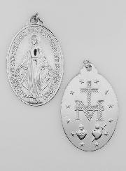 Medalha Milagrosa Prateada - 28mm