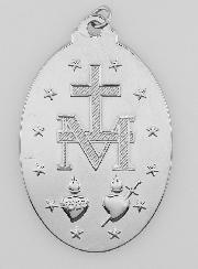 Medalha Milagrosa Prateada - 28mm