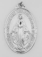 Medalha Milagrosa Prateada - 33mm