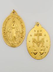 Medalha Milagrosa Dourada - 22mm