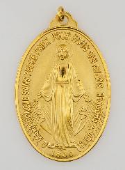 Medalha Milagrosa Dourada - 40mm