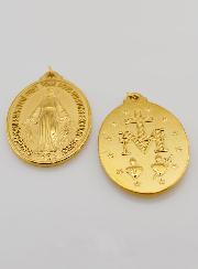Medalha Milagrosa Dourada - 40mm