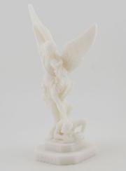Estátua de São Miguel em Alabastro - 12cm