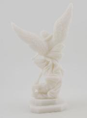 Estátua de São Miguel em Alabastro - 12cm