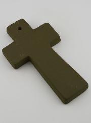 Cruz em Cerâmica Anjo Médico - 15cm