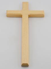 Crucifixo em Tília Natural - 22cm