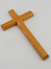 Crucifixo em Carvalho Natural - 18cm