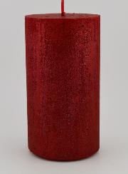 Vela decorativa moderna - Rojo carmín