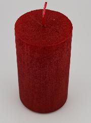 Vela decorativa moderna - Rojo carmín