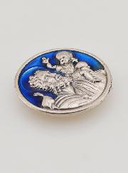 Placa Autocolante de São Cristóvão - 3cm