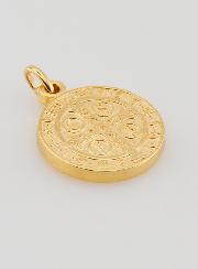 Medalha de São Bento Banhada a Ouro - 18mm