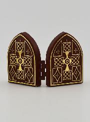 Ícone Díptico Mini - Sagrado Coração de Jesus & Santa Teresa