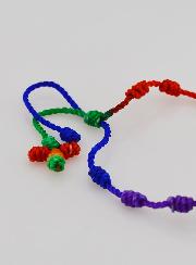 Pulseira Dezena Cordão Multicolor