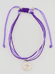 Pulseira Com Cruz - Violeta