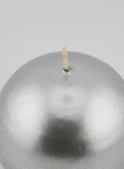 Vela de Decoração Redonda 8cm - Prata