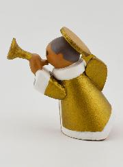 Presépio de Natal Infantil - Anjo Músico Trompetista