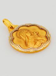 Medalla de Santa Teresita y San Cristóbal
