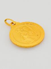 Medalla de Santa Teresita y San Cristóbal