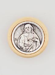 Placa Magnética para Carro Sagrado Coração de Jesus - 22mm