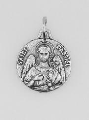 Medalla de San Gabriel Plateado – 14 mm