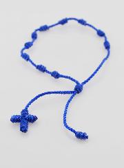Pulseira Dezena em Corda - Azul