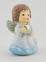 Ángel de Navidad - Azul y plata