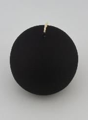 Vela Decorativa Esfera 8cm - Preto Mate