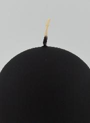 Vela Decorativa Esfera 8cm - Preto Mate