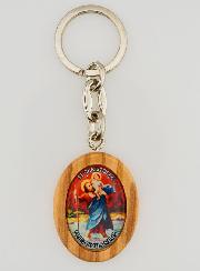 Porta-Chaves Nossa Senhora de Lourdes & São Cristóvão