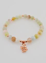 Pulseira Religiosa - Anjo da Guarda & Morganite