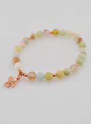 Pulseira Religiosa - Anjo da Guarda & Morganite