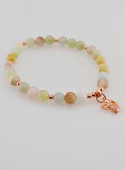 Pulseira Religiosa - Anjo da Guarda & Morganite