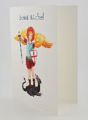 Tarjeta Religiosa Folleto - San Miguel Arcángel