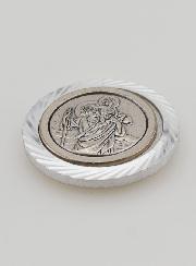 Placa Magnética para Carro de São Cristóvão - 3,5cm