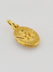 Medalha Borda Torcida 15mm - Nossa Senhora de Lourdes