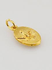Medalha Borda Torcida 15mm - Padre Pio