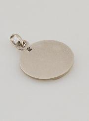 Medalha Virgem com Pétalas em Prata - 16mm